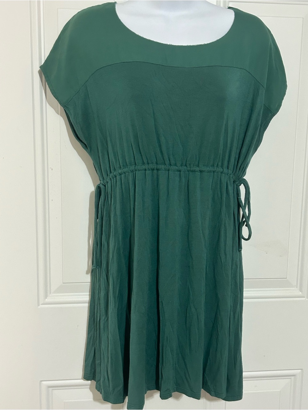 a:glow Forest Green Mini Dress